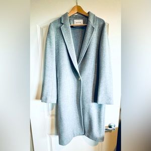 Babaton Stedman Coat, Light Grey, Size L - VGUC!